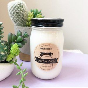 Peach Orchard 100% Pure Soy Cotton Wick Candle